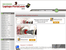 Tablet Screenshot of panasonic.laptops-portal.com