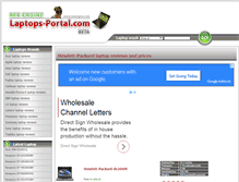 Tablet Screenshot of hewlett-packard.laptops-portal.com